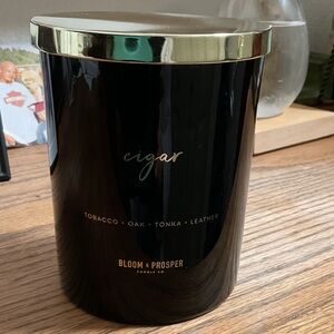 Bloom & Prosper Candle Co.
 Cigar 14.8 Oz. NEW
